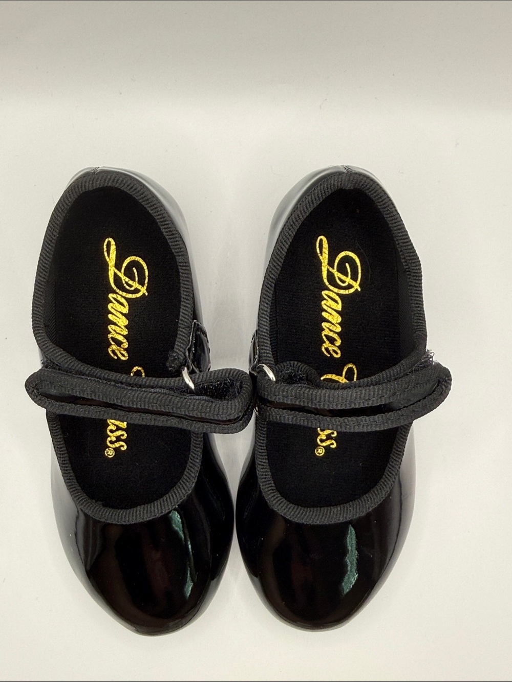 Dance Class Black Patent Mary Jane Tap Shoes for Kids